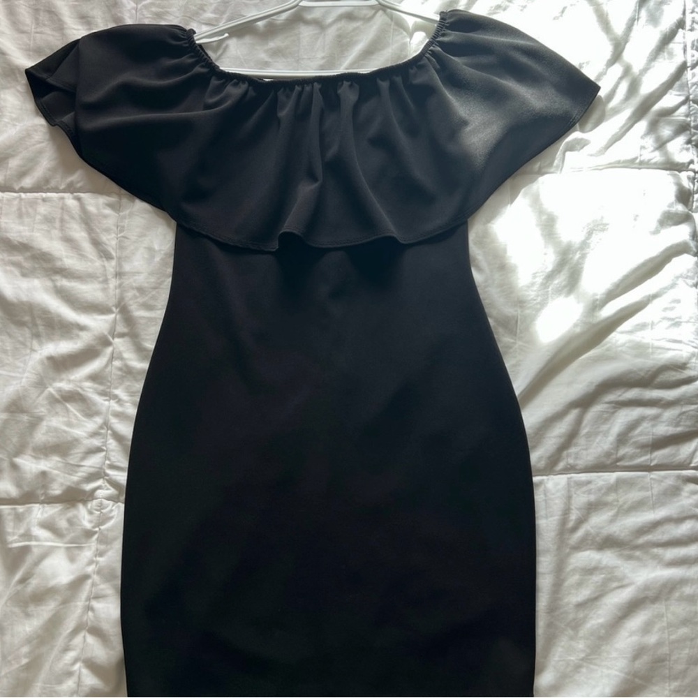 Black Off-Shoulder Dress